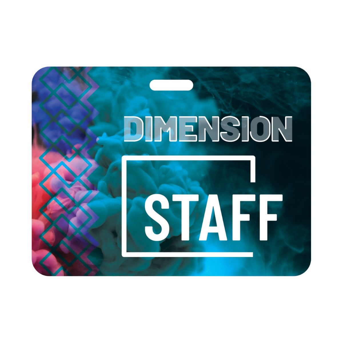 Printed Name Tag - Landscape